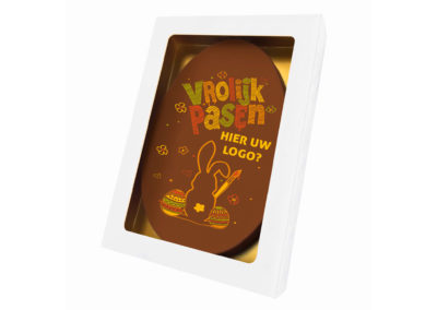 Paaseikaart met logo 150g