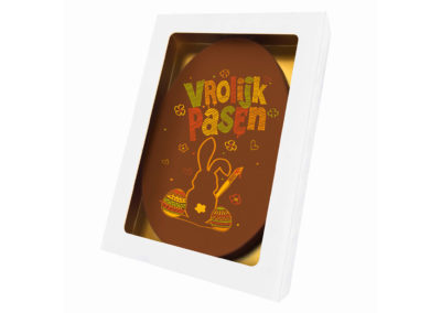 Paaseikaart met logo 150g